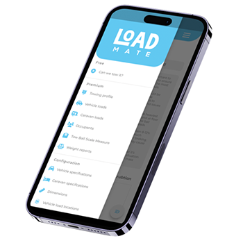 LoadMate caravan weight and balance app. Gold Coast Mobile Weigh can assist with installation of the LoadMate app