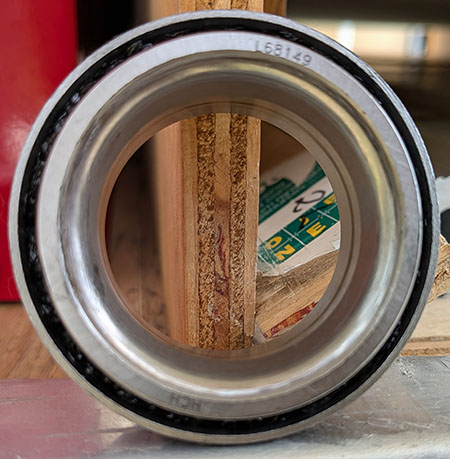 Photograph of an L68149 Ford Falcon type trailer inner-wheel bearing.