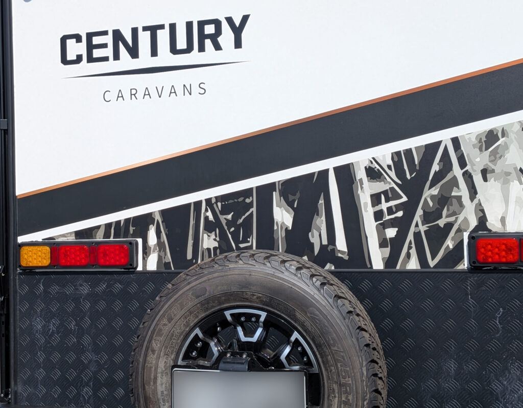 Image of a Century Caravan - weighed in Tweed Heads, NSW